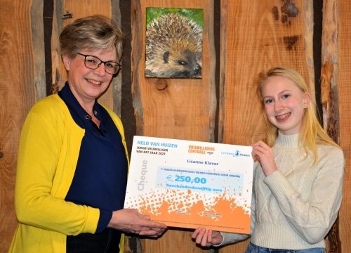 In het zonnetje Lisanne Klaver